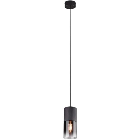 Trio Leuchten Robin Lampadario a Sospensione, Nero Opaco