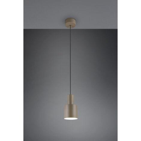 TRIO LEUCHTEN SUSPENSION AGUDO 319400141, MÉTAL TAUPE, EXCL. 1X E27