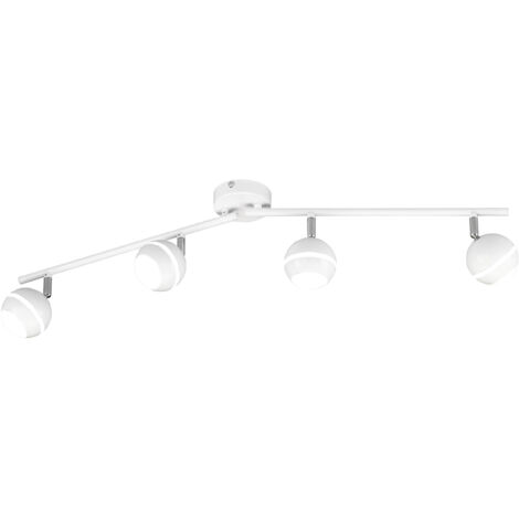 Trio Leuchten Trio 828210401 Baloubet Faretto LED 4x3.8 W, Bianco, 85 cm SMD 3,8W, Unica [Classe di efficienza energetica A]