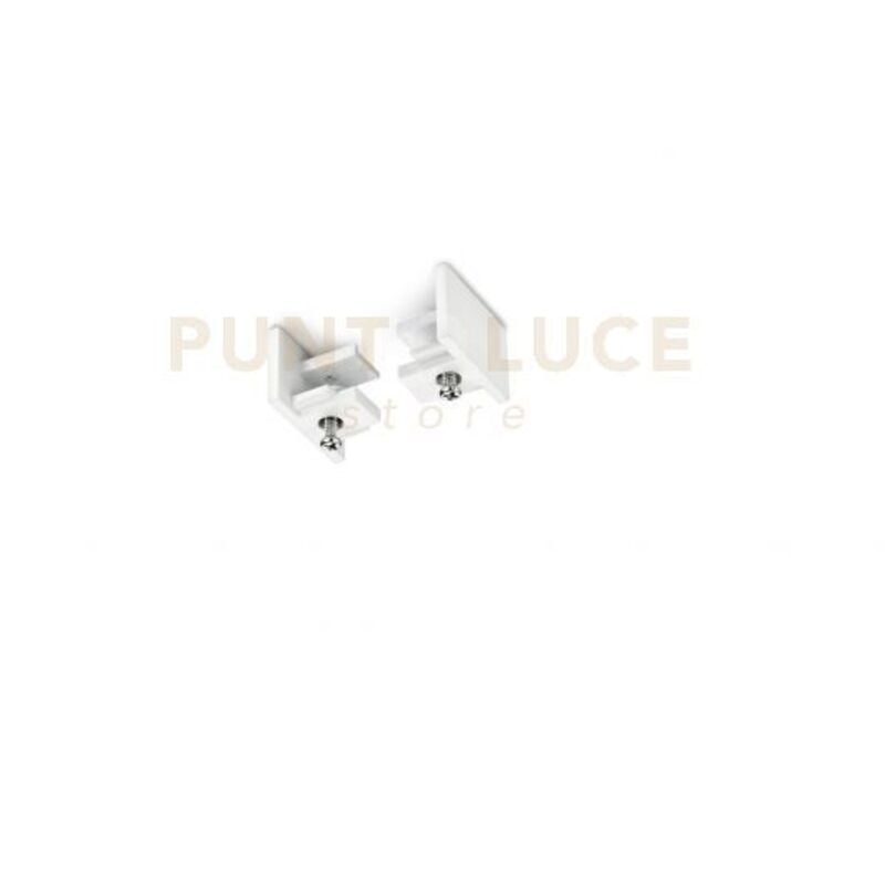 Duoline kit 2 tappi finali bianco 703031