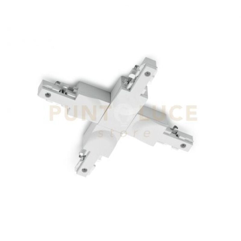 Trio - duoline raccordo a ' croce ' bianco l. 17CM x h. 16CM per sistema binario