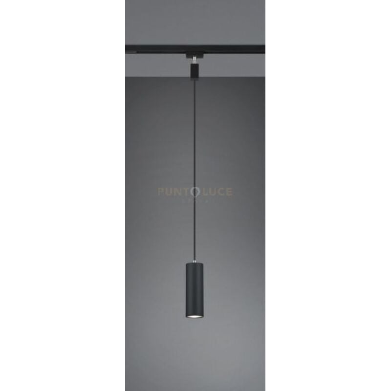 Trio - Duoline sospensione marley metallo nero d. 6cm x h. 17cm 73240132