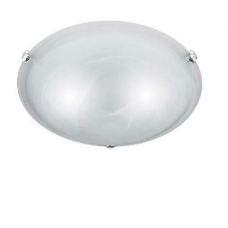 Trio lighting italia adrian plafoniera attacco grande e27 in metallo colore nichel opaco 6105021-01