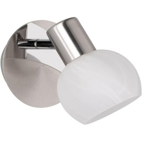 Trio lighting italia antibes faretto 28w attacco piccolo e14 in metallo colore nichel opaco r80171007