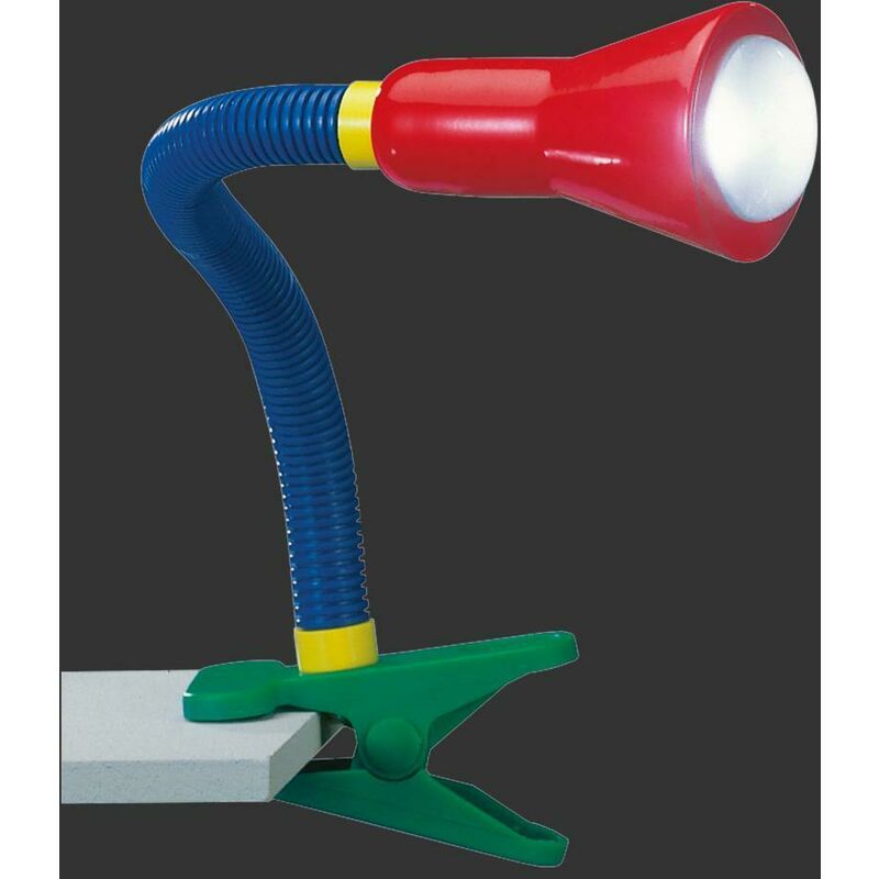 Image of Trio Lighting - italia lampada flexo a morsetto attacco piccolo e14 con interruttore on/off sul cavo per interno ip20 5028010-17
