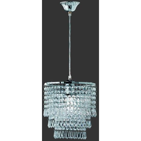 Trio lighting italia sospensione orient tonda strass r1147-06
