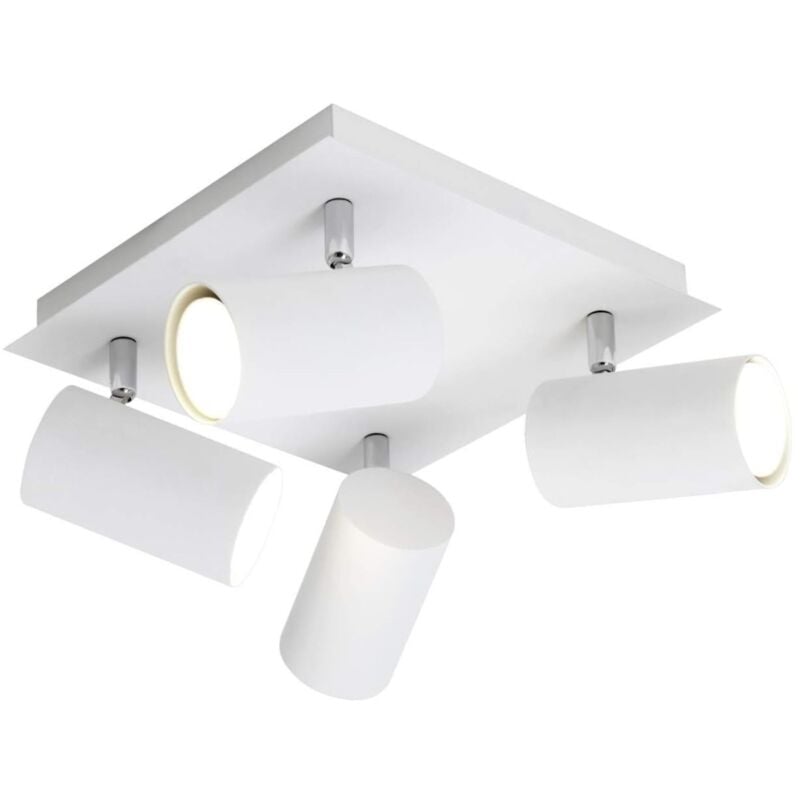 Leuchten - plafoniera quadrata 4xGU10 bianco 24x24MM - Trio