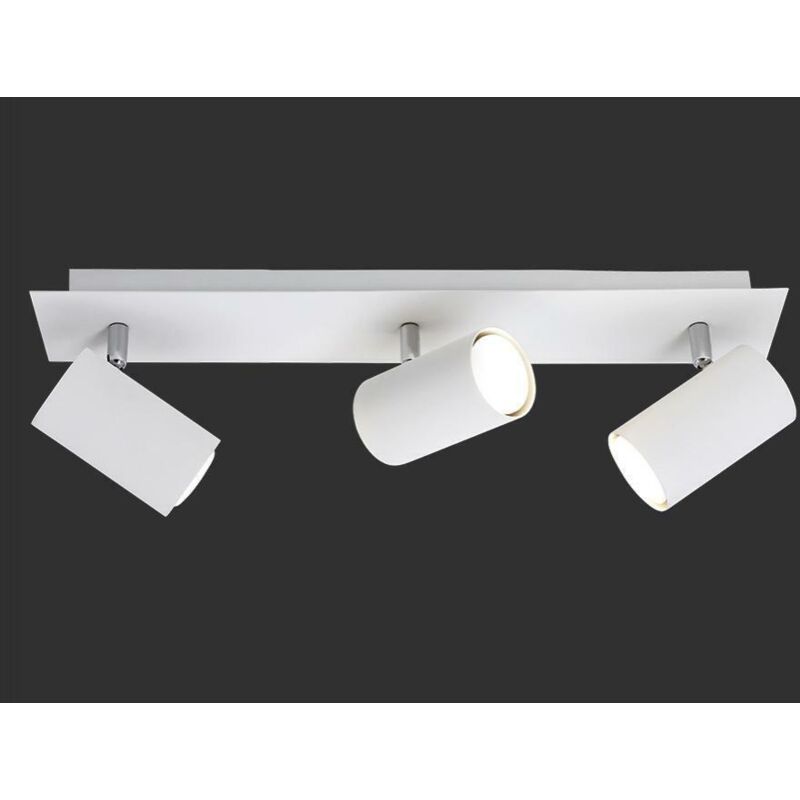 Lighting italia marley 3 spots da soffitto attacco gu10 35w in metallo colore bianco 802400301 - Trio