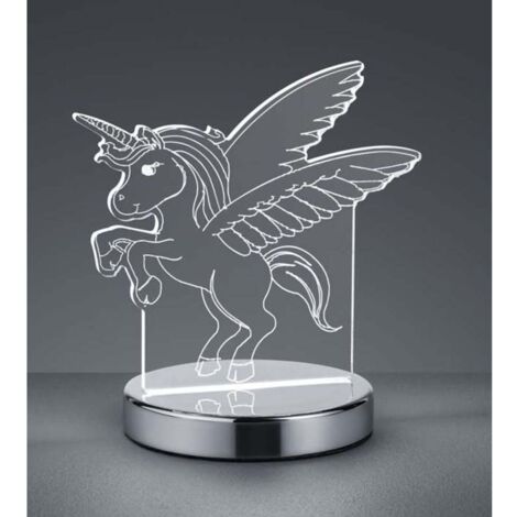 TRIO LIGHTING Lampada led da tavolo, luce calda/fredda, h.20 cm, ikaro