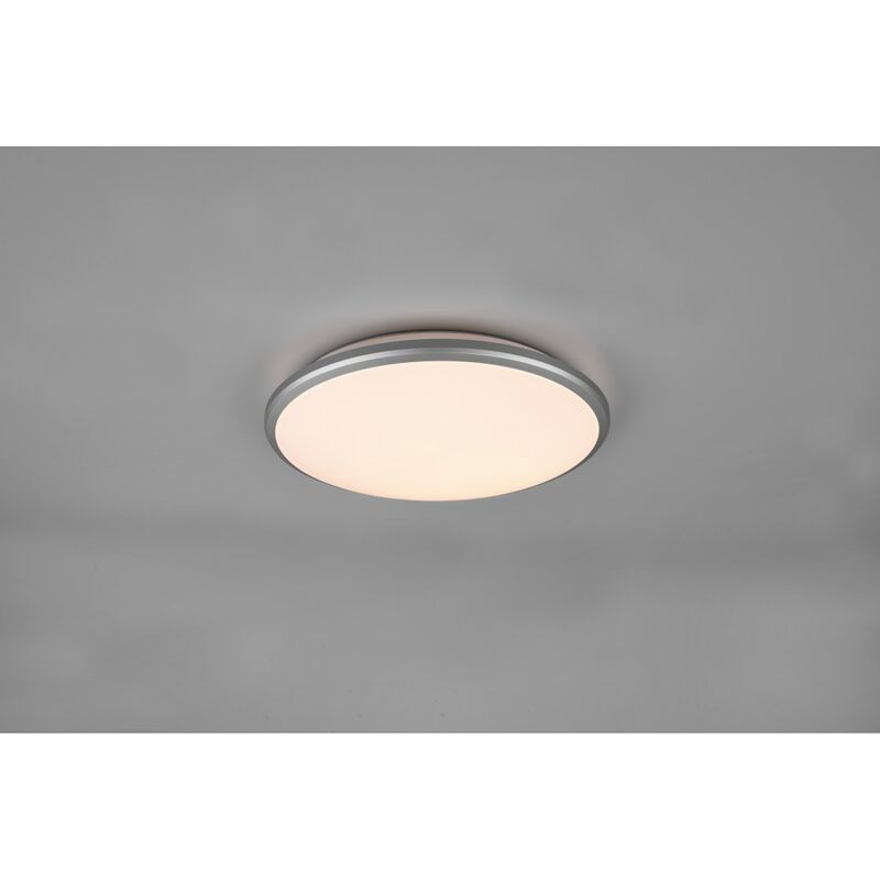 Image of Plafoniera Moderna Led Dimmer 3000k Limbus Alluminio Trio Lighting