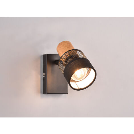Trio lighting nandini strahler 1xe14 max 10w schwarz - 811700132