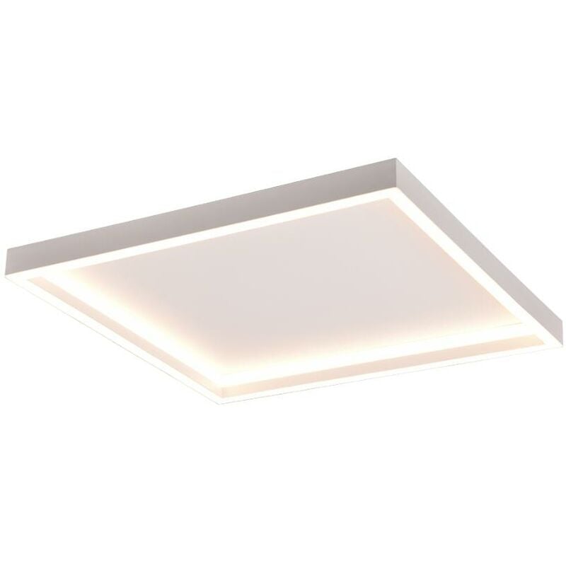 Reality Leuchten - Trio lighting plafonnier led carré série rotonda 20w 3000k blanc mat - r64502931