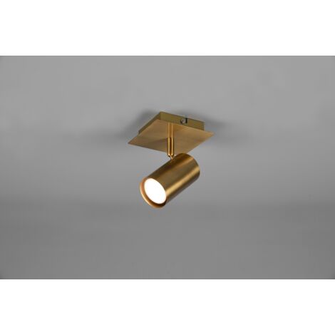 Trio MARLEY faretto parete oro GU10 quadrato 1 luce