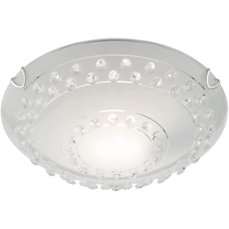TRIO - PLAFONIERA CHRISTOBAL IN VETRO SATINATO D. 30 CM 1XE27 40W