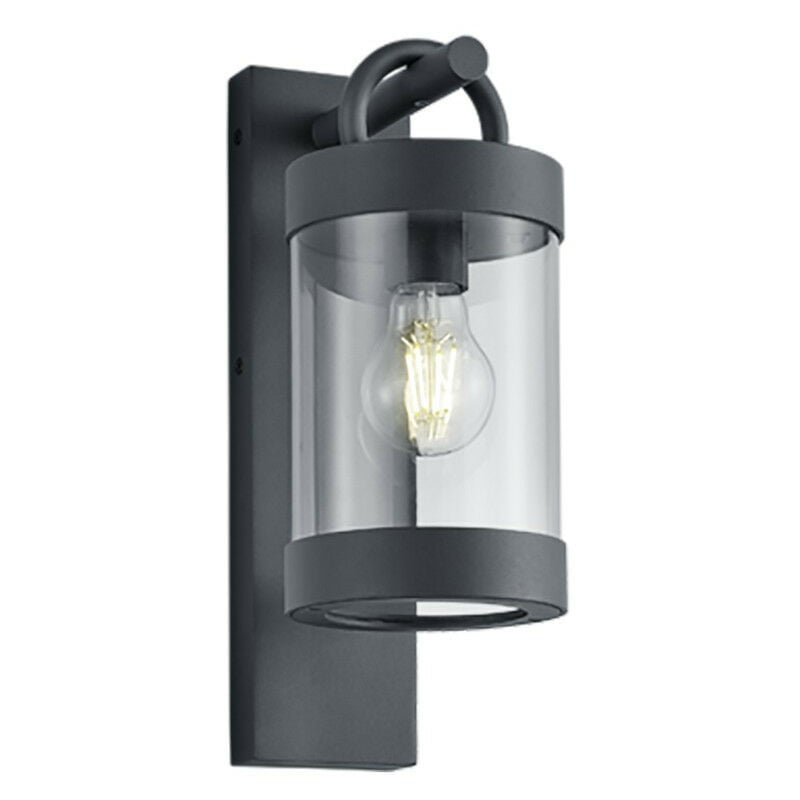 Sambesi Modern Outdoor Wall Lantern Anthracite IP44 with Dusk sensor - Trio