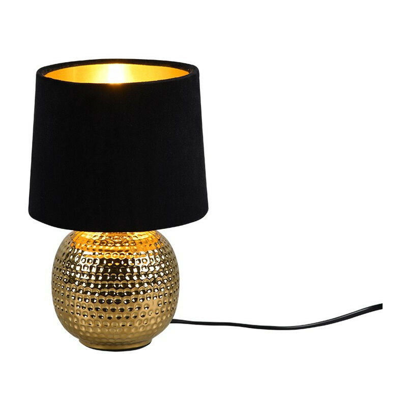 Trio Lighting - Trio Sophia Modern Table Lamp with Round Tapered Shade Gold Gold Shade