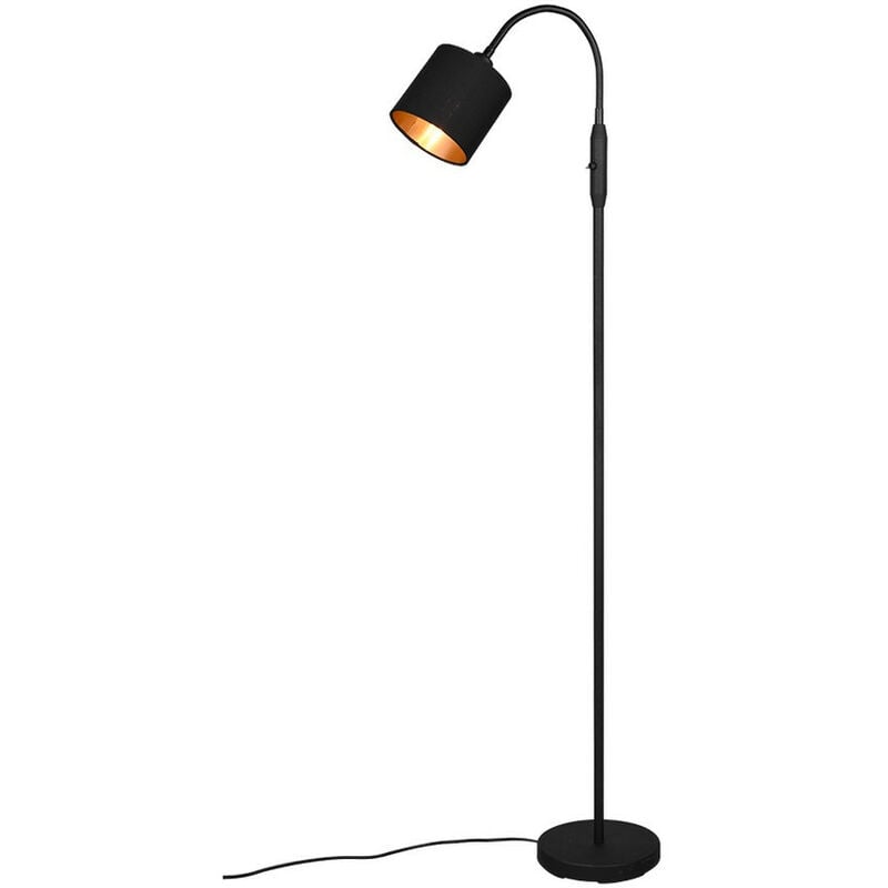 Trio Lighting - Trio Tommy Modern Floor Lamp Black Matt