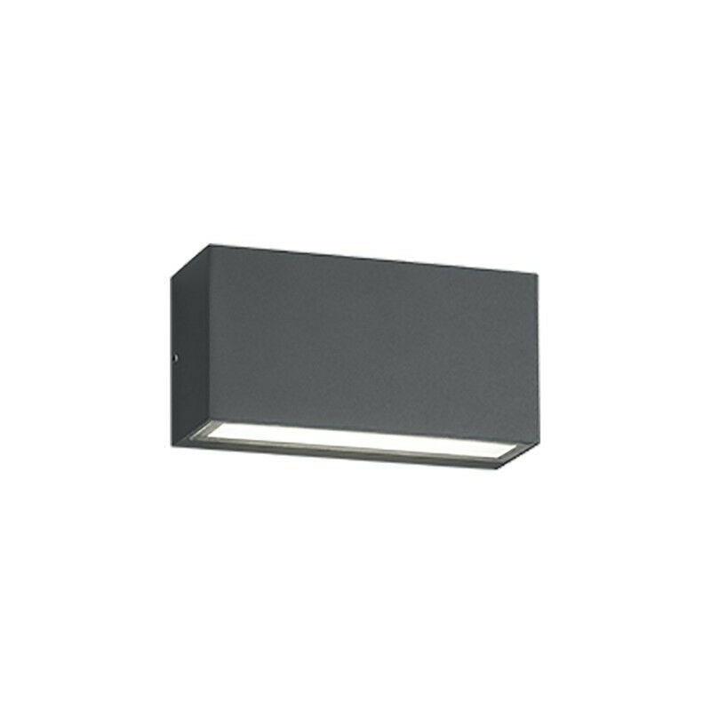 Trent Modern Outdoor Up Down Wall Lamp Anthracite 3000K IP65 - Trio