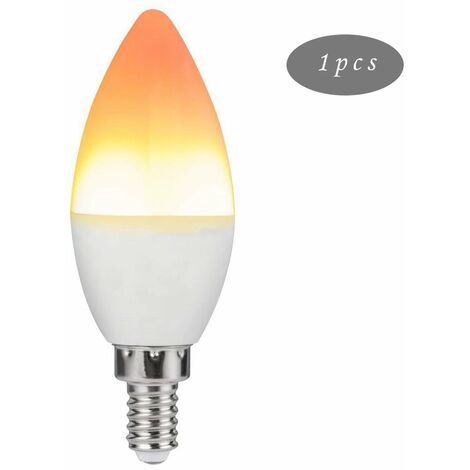 Lanterne LED effet flamme 35x20x10 cm