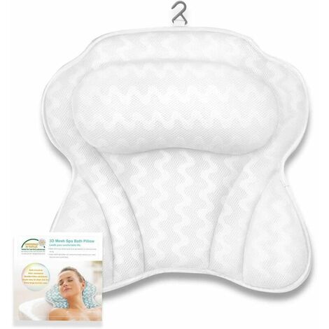 Triomphe Coussin de baignoire forme papillon (type papillon blanc 4D)