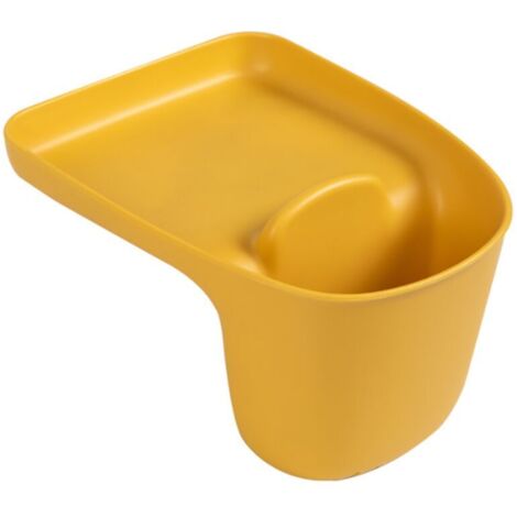 Triomphe dessin cuisine rinçage vêtements shopping shopping poigin ustensive lingettes panier de stockage divers (jaune clair)