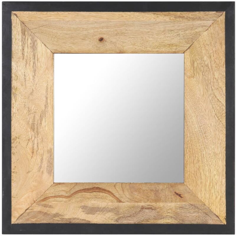 Vidaxl - Miroir 50x50 cm Bois de manguier massif