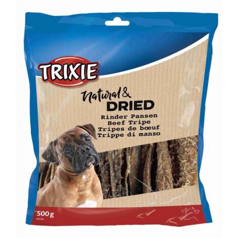 Tripes de bœuf 100 % naturelles Trixie Snacks - 500 g