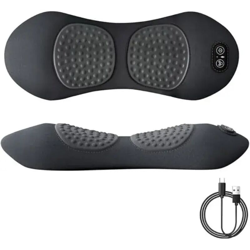 Triple Fusion Back Massager 3-en-1 coussin lombaire chauffant avec