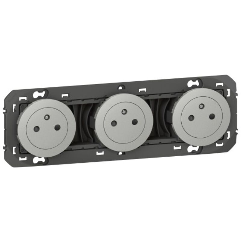 Prise de Courant Surface Alu Dooxie Legrand 3 postes - 600433
