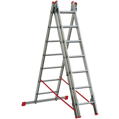 Triple Skala Einstellbar und langen Aluminium. Max 3,44 mt
