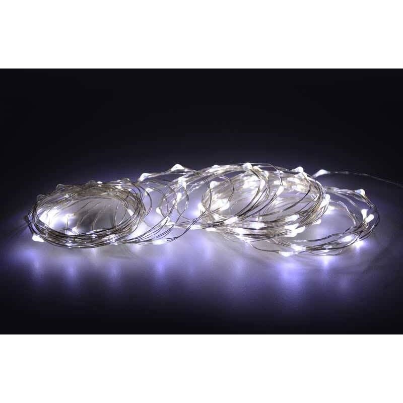 Barcelona Led - Guirlande led lumineuse Fil de cuivre led 'fairy lights' (10m) - Blanc Froid