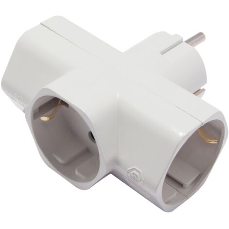 Triplite 3x16A - Blanc - Chacon