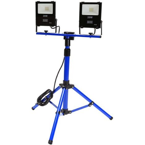 Tripode + 2xProyector smd 20w ip65 ALYCO