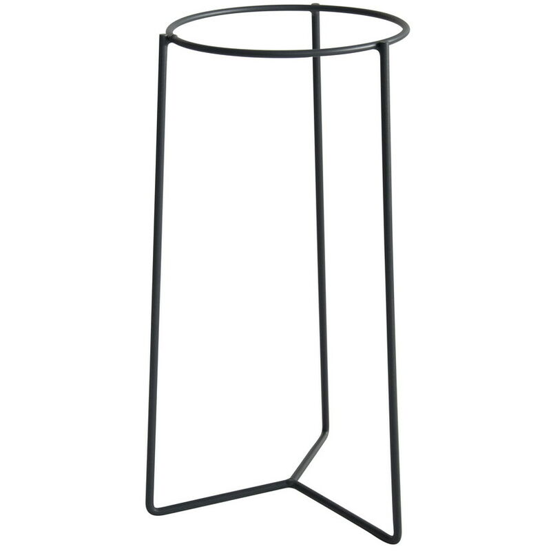 Tripode pour pot anthracite - 58x27 cm - Acier époxy - Louis Moulin
