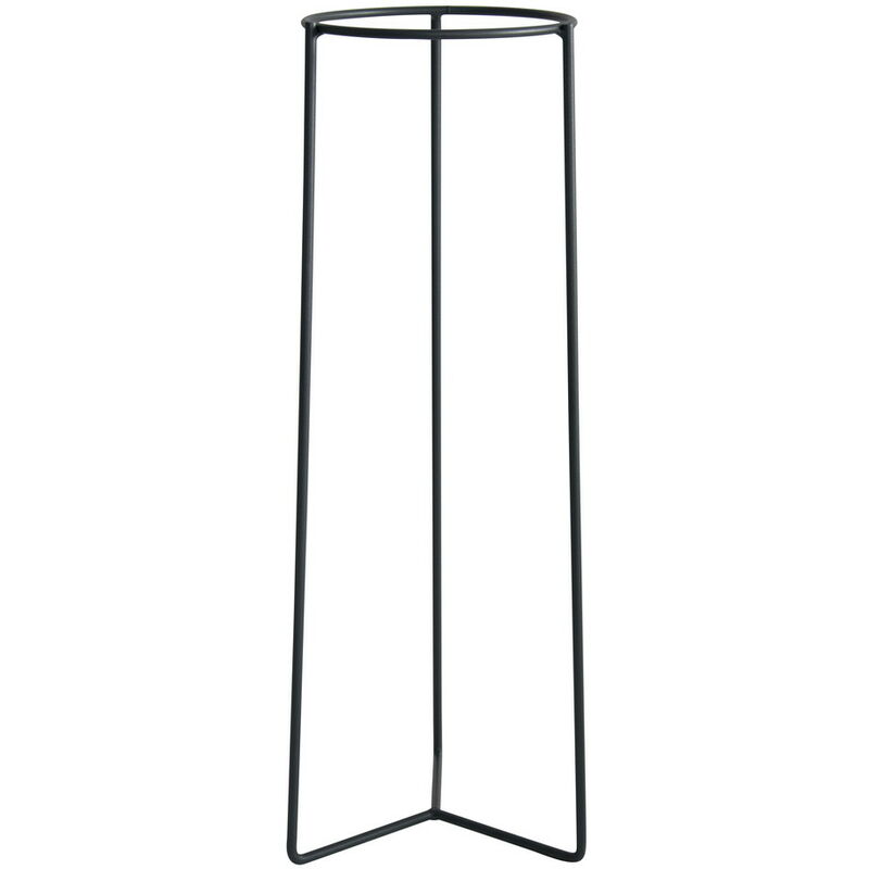 Tripode pour pot anthracite - 78x23,8 cm - Acier époxy - Louis Moulin