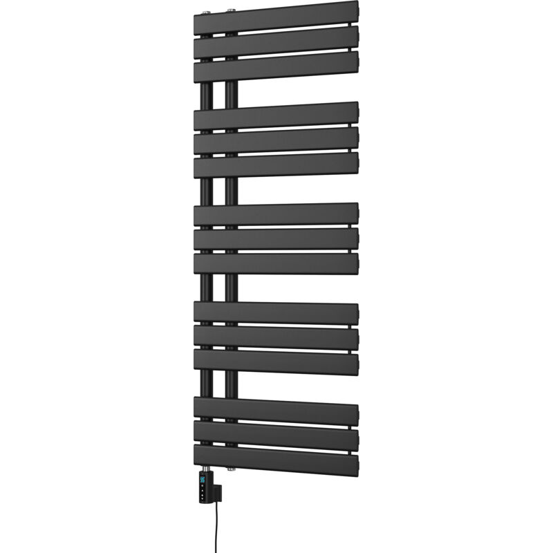 Image of Tristan - Black Electric Towel Rail&hellip;