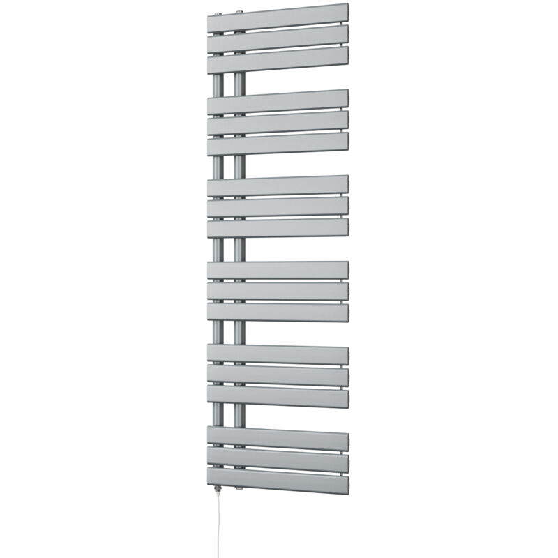 Image of Tristan - Silver Electric Towel Rail&hellip;