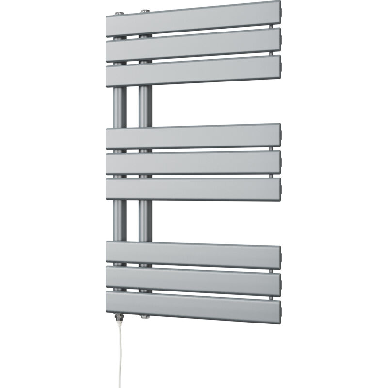 Image of Tristan - Silver Electric Towel Rail&hellip;