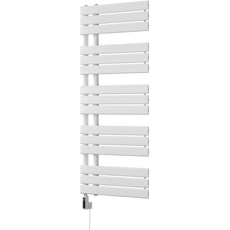 Image of Tristan - White Electric Towel Rail&hellip;