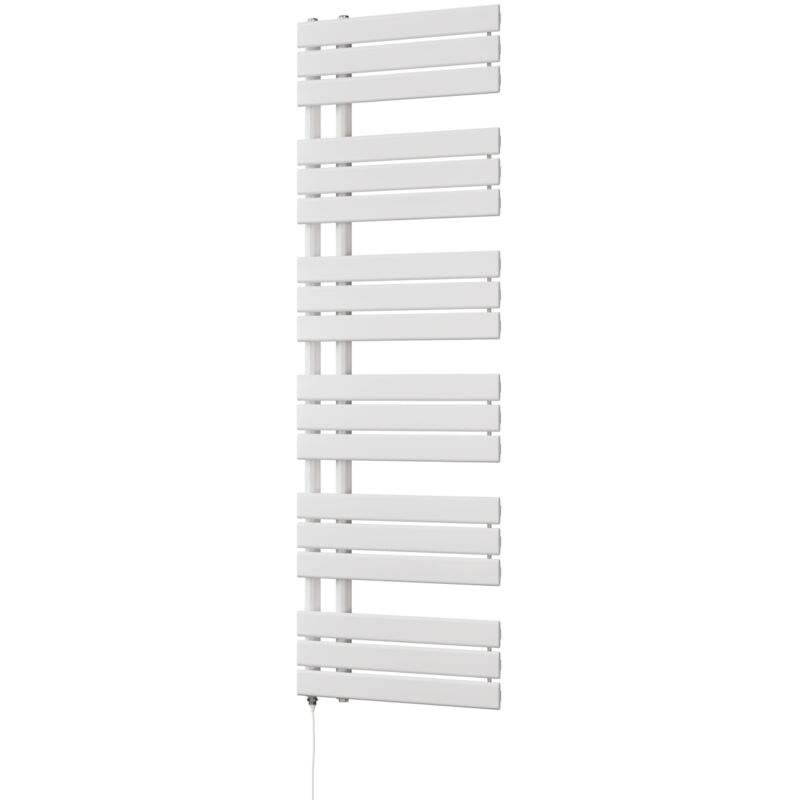 Image of Tristan - White Electric Towel Rail&hellip;