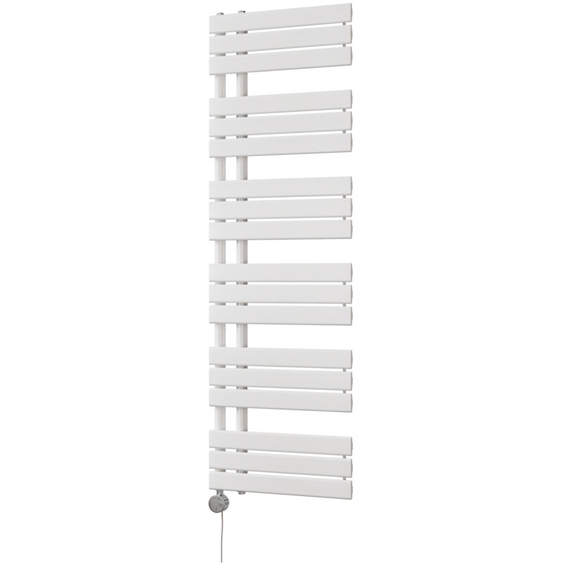Image of Tristan - White Electric Towel Rail&hellip;