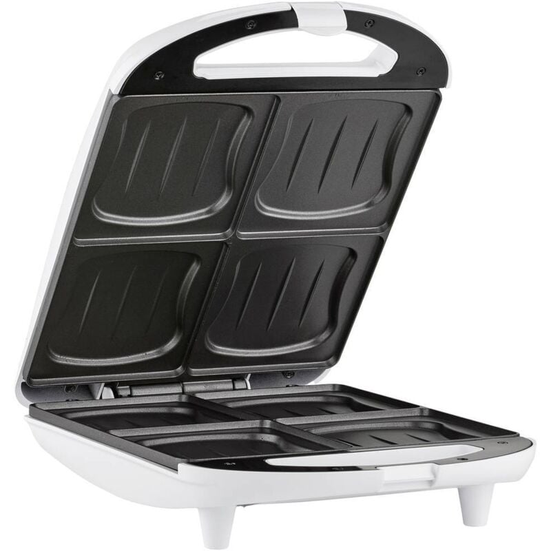 Tristar - SA-3065 Machine à croque-monsieur 4 poêlons blanc