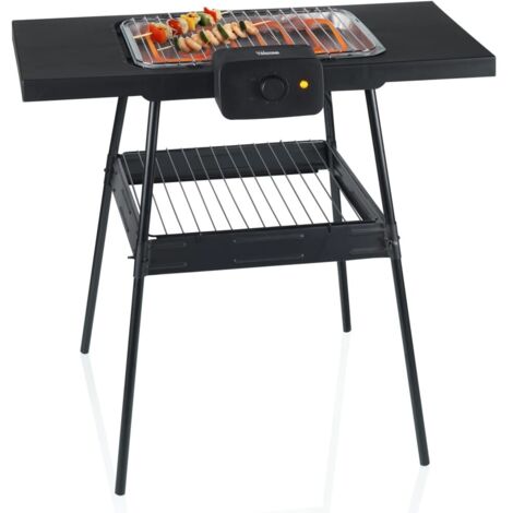 Tristar – Barbecue électrique 2000W – Dimensions 26,5 x 25,5 cm – Cuisinez sans fumée ni cendres – Idéal pour repas en extérieur