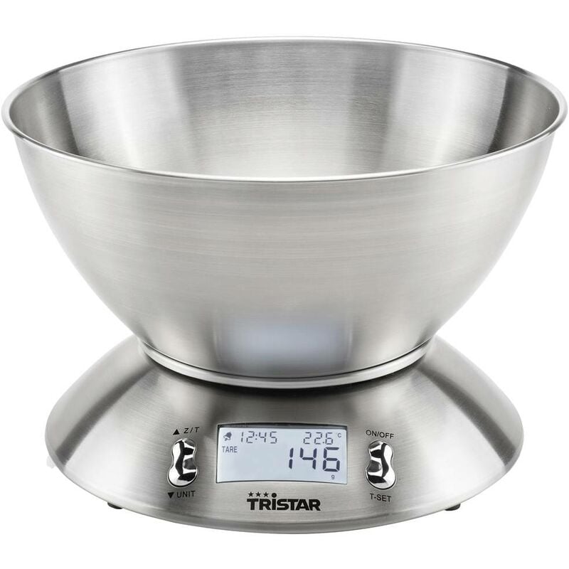 Image of KW-2436 Bilancia da cucina Portata max.=5 kg acciaio inox - Tristar