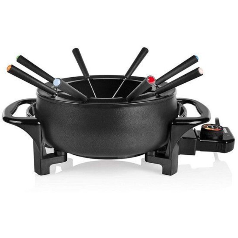 Tristar Fondue Set 1000W 8 Forks Black - FO-1107