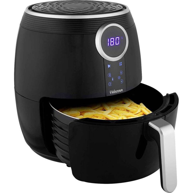Tristar FR-6956 Friteuse à air chaud 4.5 l boîtier Cool-Touch, protection contre la surchauffe, fonction minuteur noir