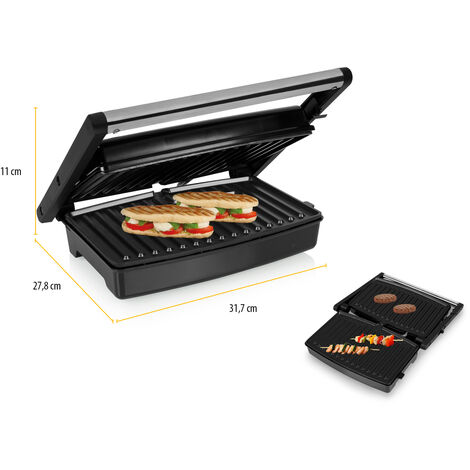 Tristar Kontaktgrill GR-2859 1500 Watt, 27,5x18 cm Grillfläche Kontaktgrill