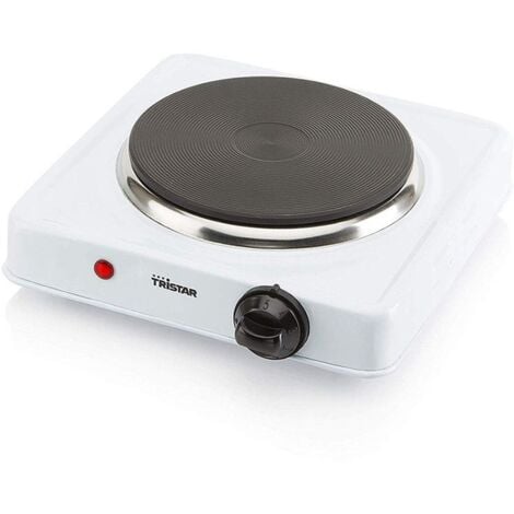 Tristar KP-6185 Placa eléctrica portátil, 1000 W, Blanco