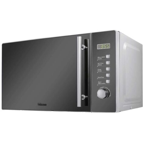 Tristar MW-2705 Forno a microonde Argento 800 W Funzione timer, Funzione grill, con display