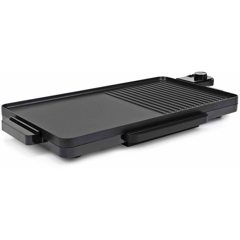 

Tristar Plancha parrilla eléctrica cocina 2 en 1 2000 W negra 49x27 cm